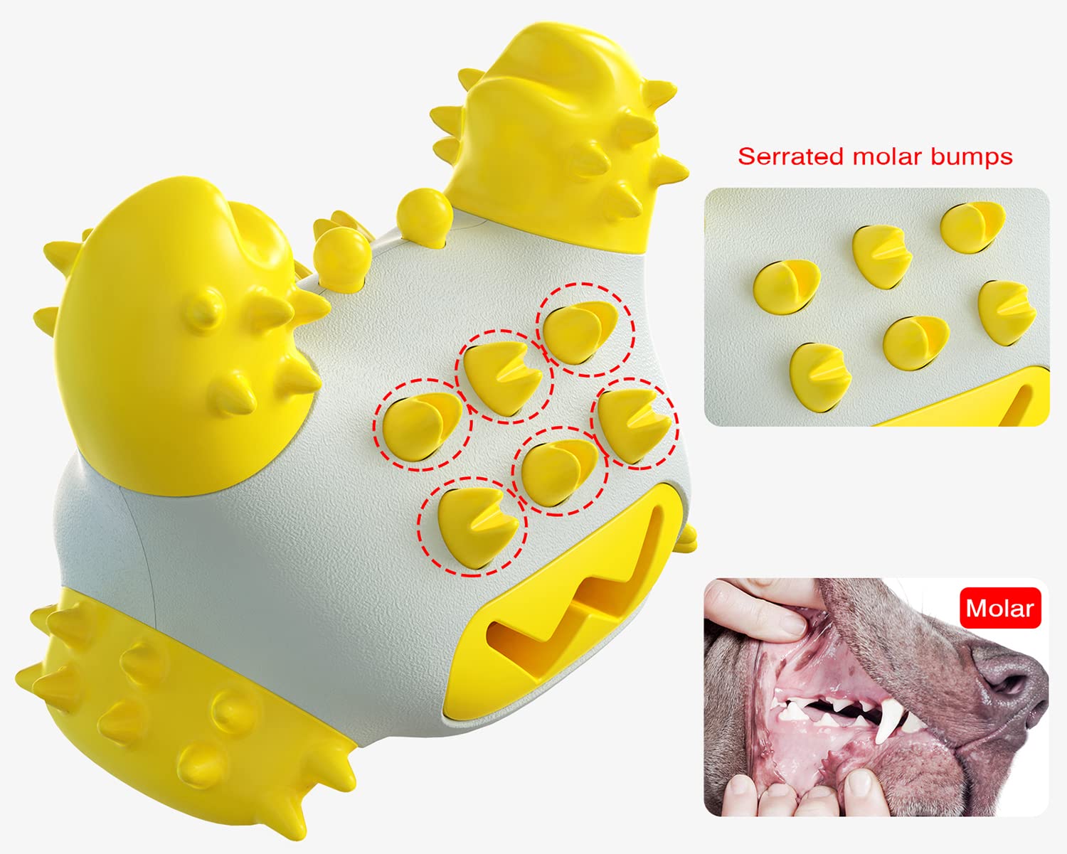 Dog Chew Toy Rubber Crab