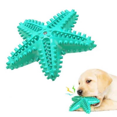 Dog Chew Toy Rubber Molar Starfish 01