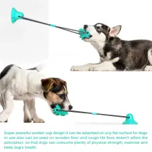 Dog Bite Chew Toys Single Suction Cup Cactus Rope Ball02