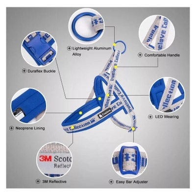 True Love Neoprene Padded No Pull Dog Harness 02