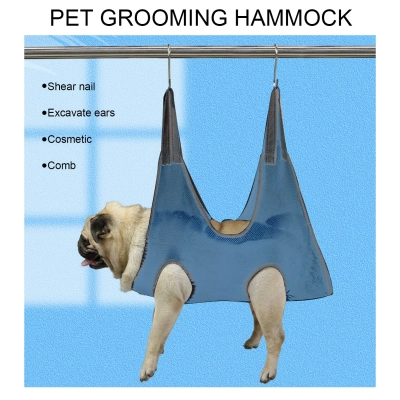 Nail Trimming Cat Dog Grooming Hammock 02