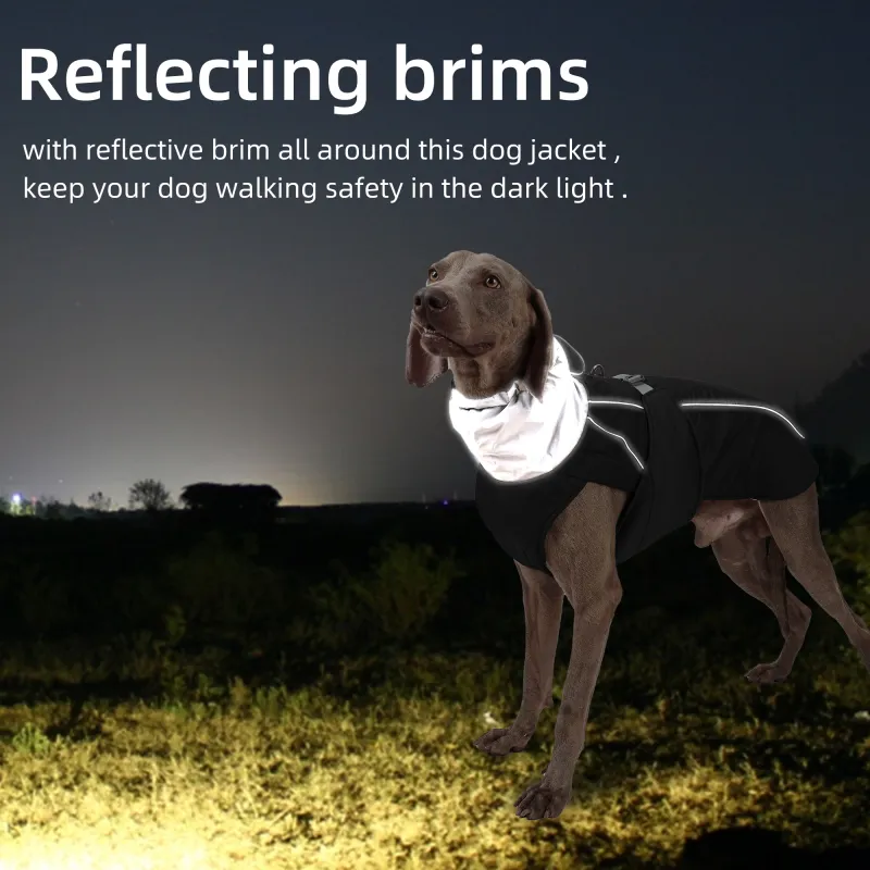 Dog waterproof thickened vest jacket
