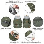 Dog waterproof thickened vest jacket