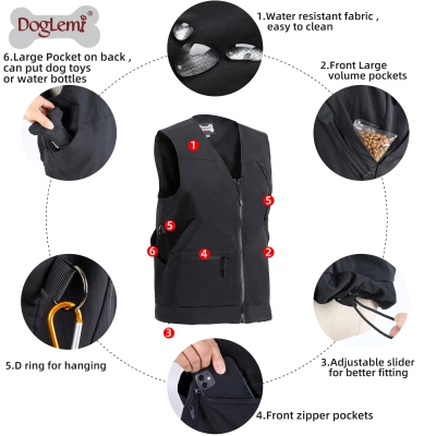 DOGLEMI Dog Training Vest For Handlers 02