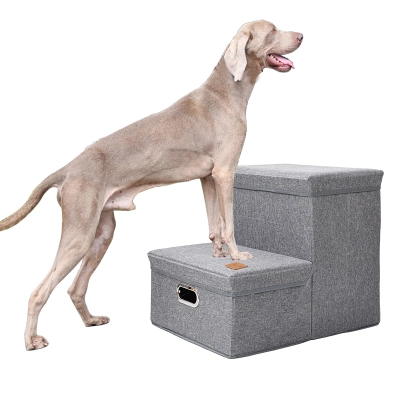 DOGLEMI Dog Stairs with Storage 01