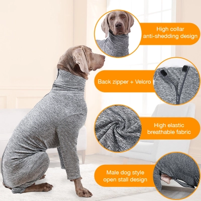 DOGLEMI Dog Recovery Suit Long Sleeve 02