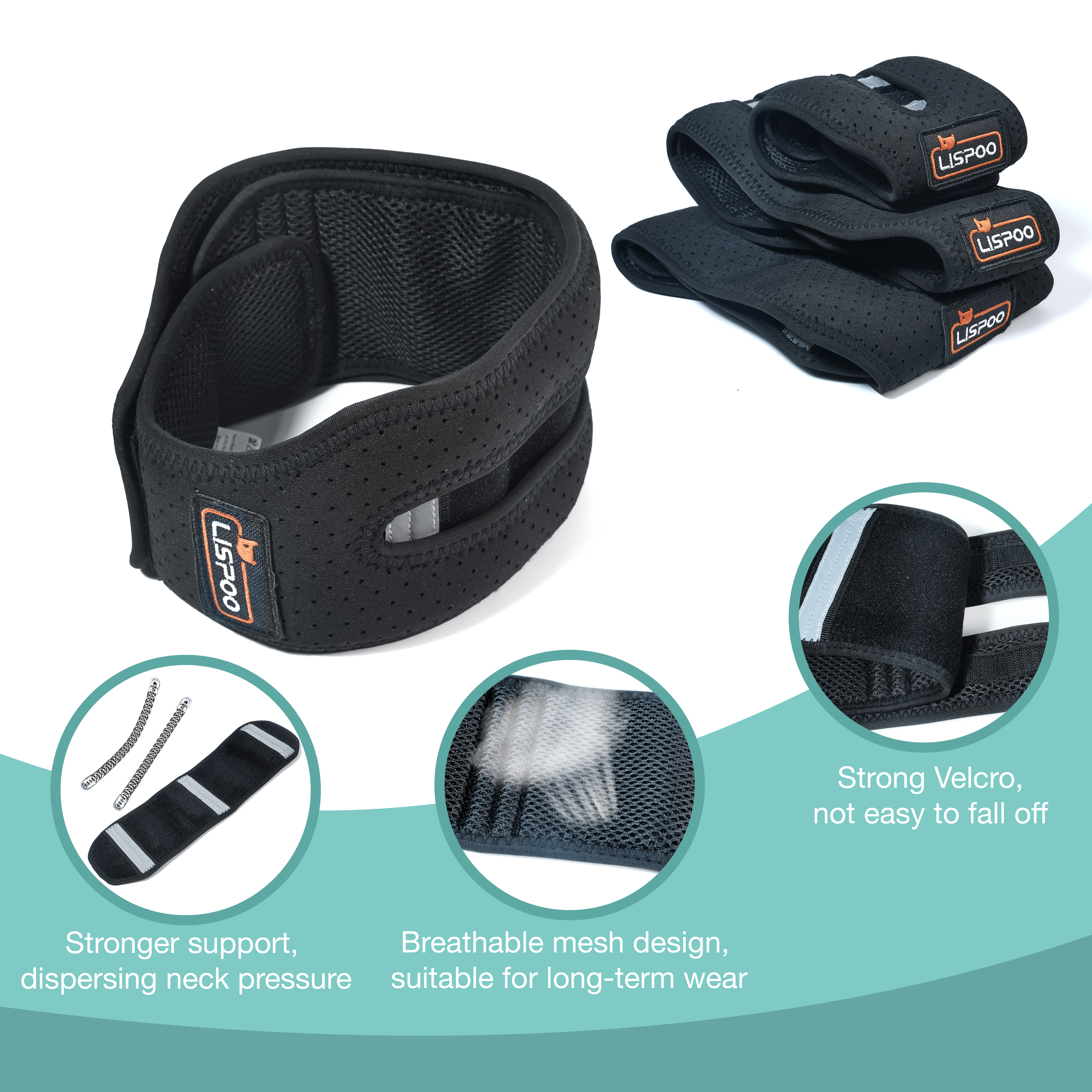 LISPOO Dog Neck Brace for Herniated Disc