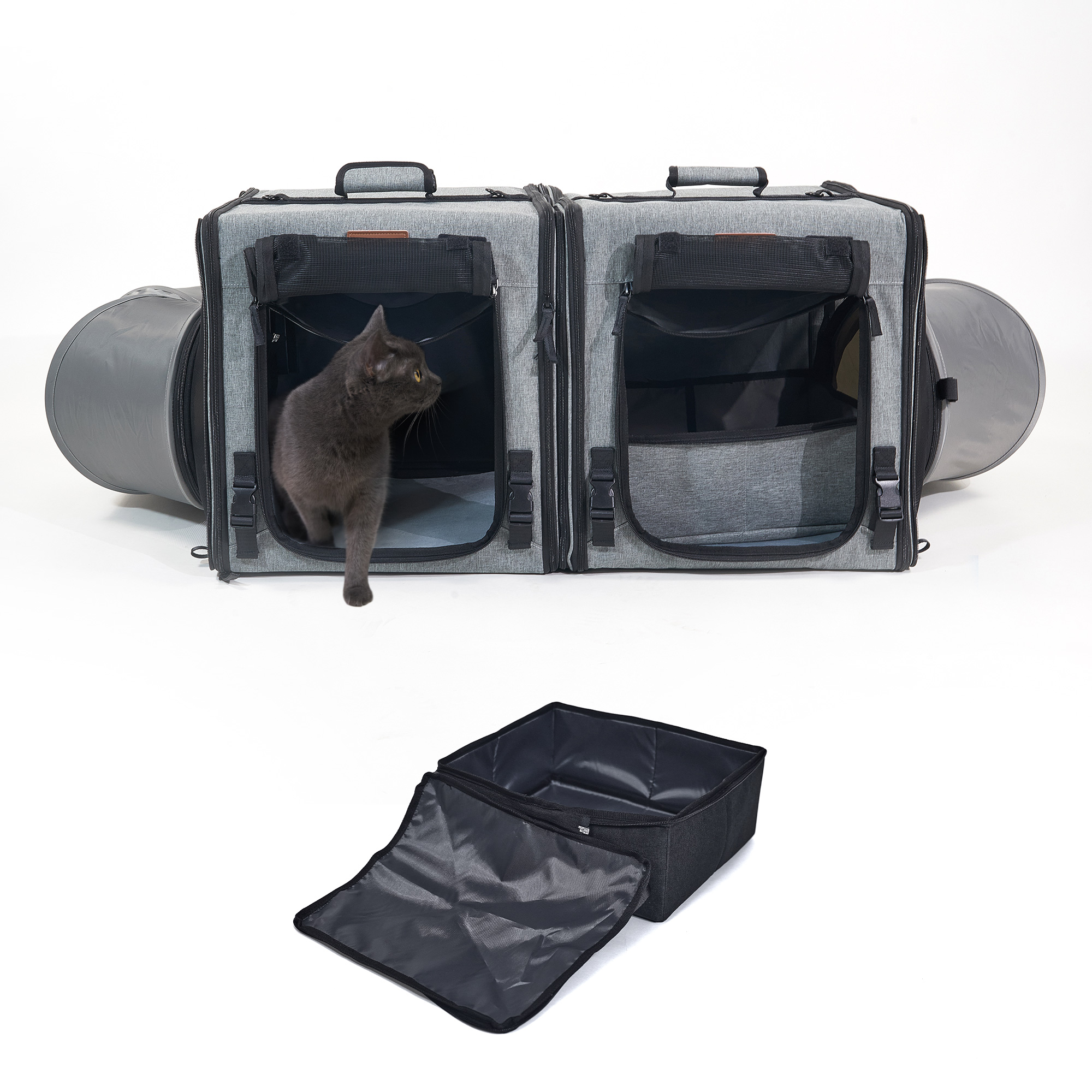 Connectable Cat Travel Tunnel Bag