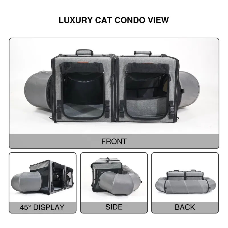 Connectable Cat Travel Tunnel Bag