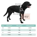 Dog Leg Sleeves For Prevent Licking with Reflective Straps