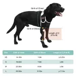 Dog Single Leg Sleeves For Prevent Licking with Reflective Straps
