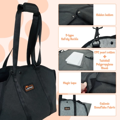 Pet Carrier Purse for Small Dogs and Cats 02