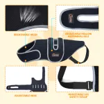 Dog Back Brace for IVDD with Reflective Design
