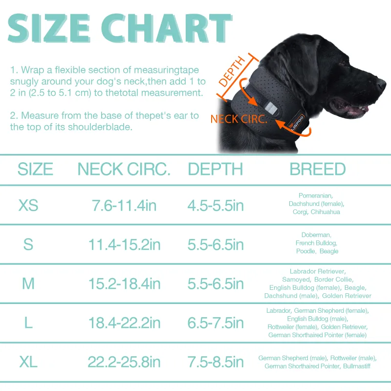 LISPOO Dog Neck Brace for Herniated Disc