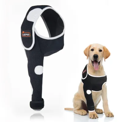 Dog Single Leg Sleeves For Prevent Licking with Reflective Straps 01