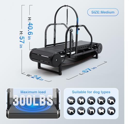Dog Treadmill for Large/Medium Dogs Used Indoor Home Up to 300LBS