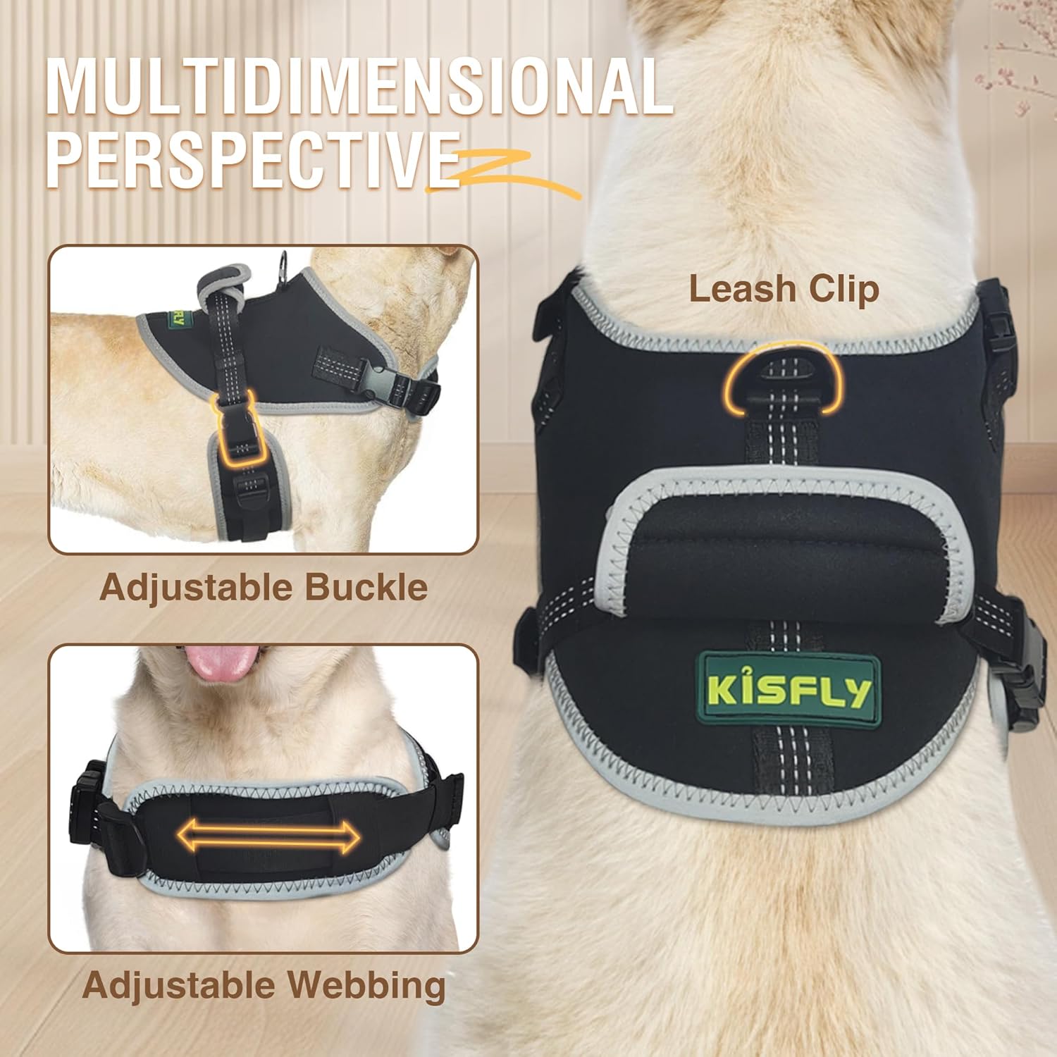 Dog No-Pull Reflective Harness
