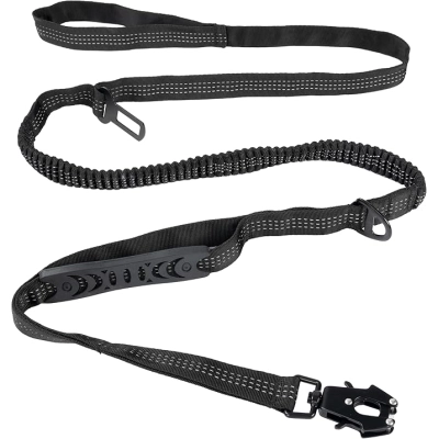 Highly Reflective Stretch Dog Leash 01