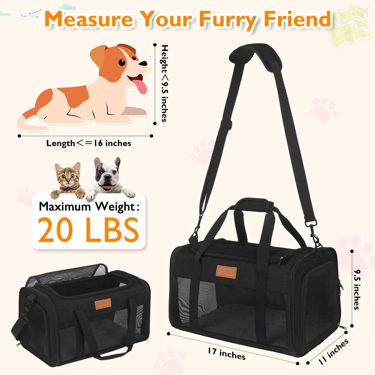 Tsa Approved In-Cabin Pet Carrier