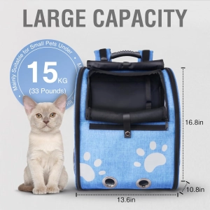 Portable Pet Backpack for Cats, Dogs and Small Animals