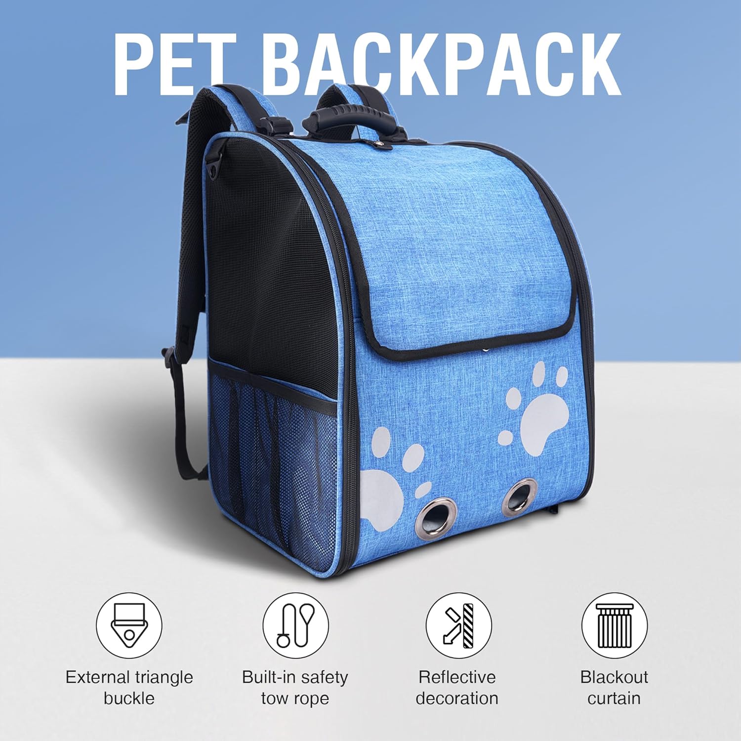 Portable Pet Backpack for Cats, Dogs and Small Animals
