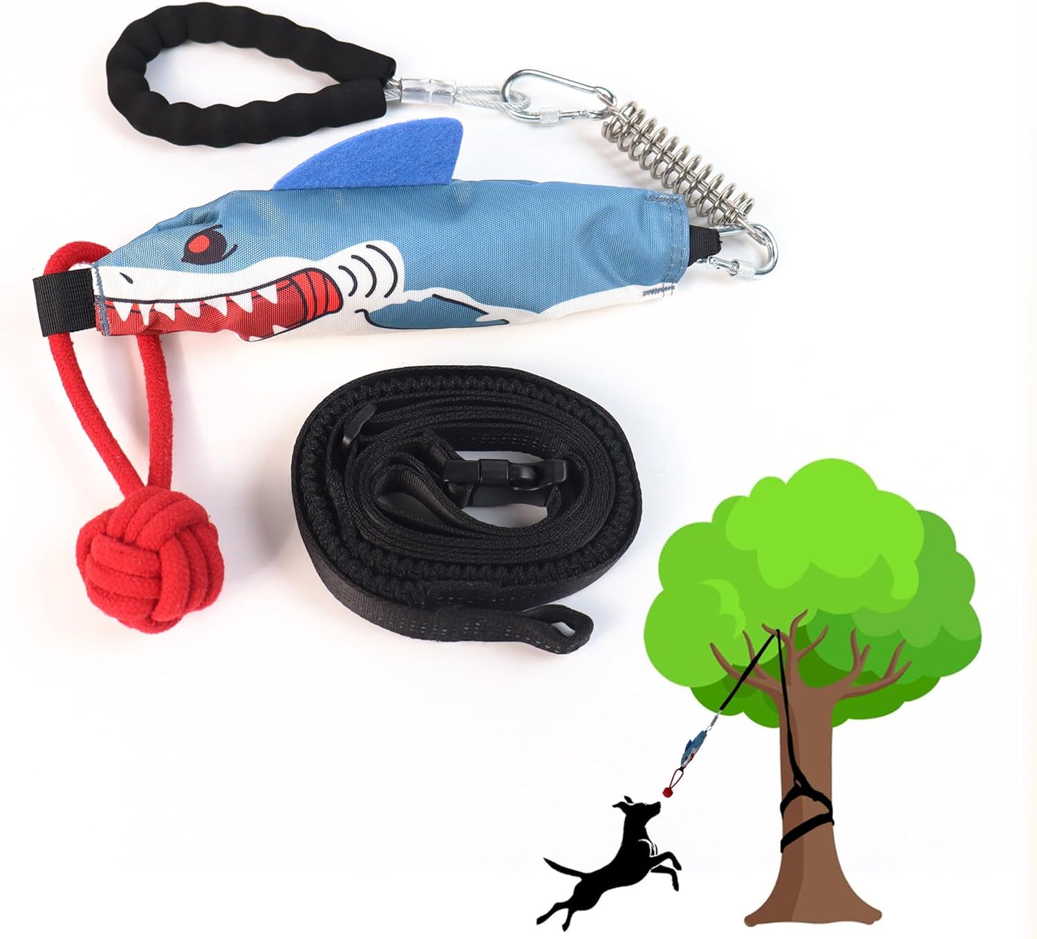 Multiple Dog Tug of War Teething Toys