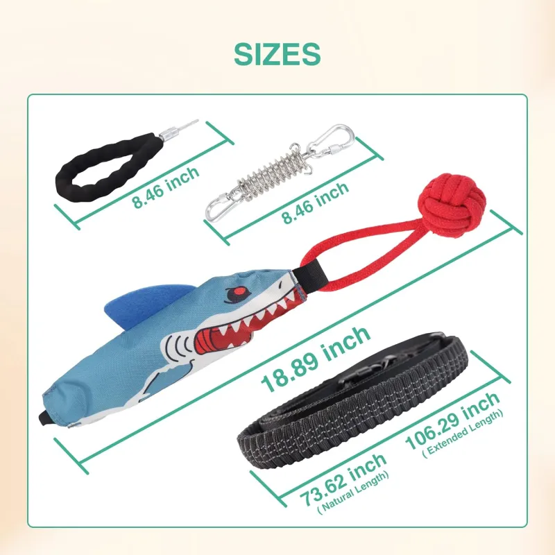 Multiple Dog Tug of War Teething Toys