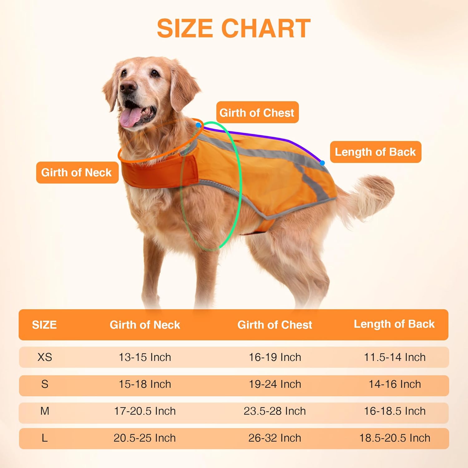Dog Reflective Work Vest High Visibility Jacket