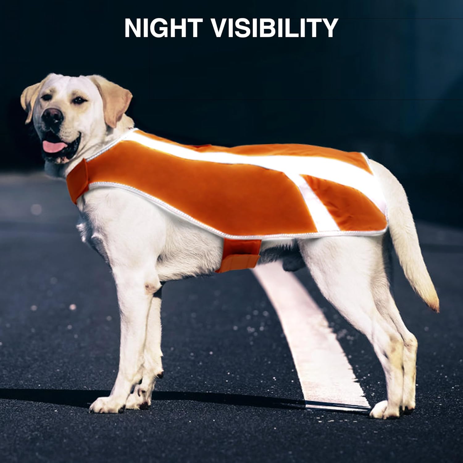 Dog Reflective Work Vest High Visibility Jacket