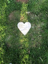 Heart-shaped Dog Headstone Monument Customizable review 0