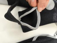 Dog Single Rear Leg Sleeves for Prevent Licking with Reflective Straps review 1