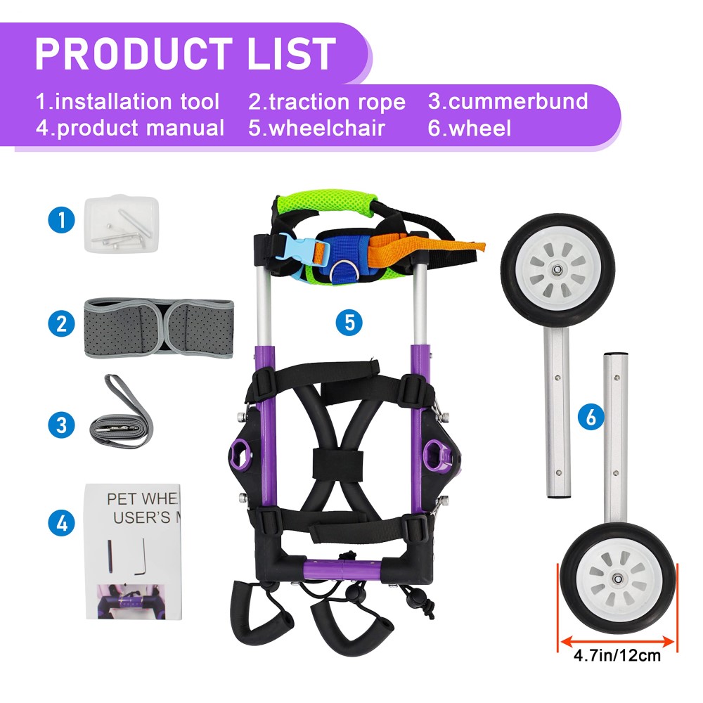 Best Little Dog Rear Wheelchair For Sale | LOVEPLUSPET