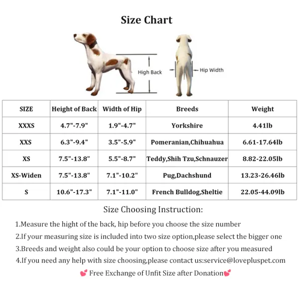 Lightweight Quad Wheelchair for Small Dogs