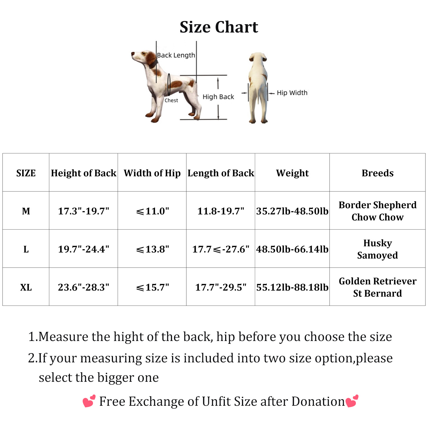 Fodable Large Dog Wheelchair for Back Legs