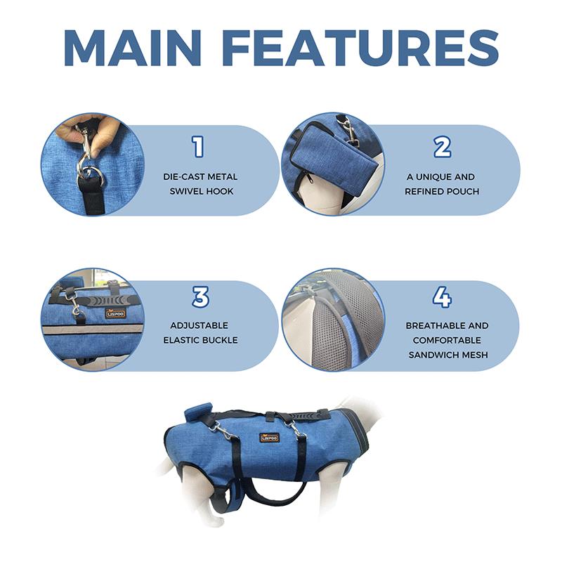 Dog Full Body Lift Backpack Harness