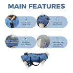 Dog Full Body Lift Backpack Harness