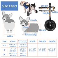 Dog Rear Leg Disability Rehabilitation Wheelchair