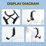 Dog hind leg hip brace