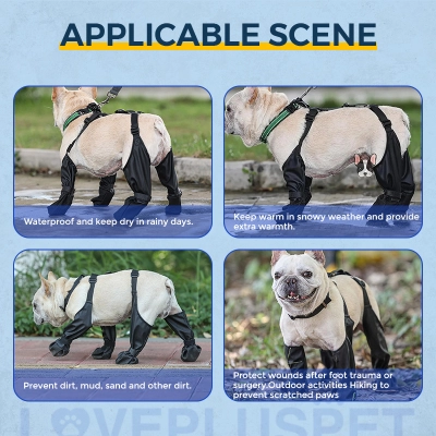 Waterproof Anti-Slip Dog Boots 02