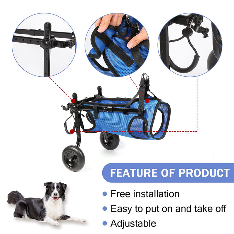 Dog Rear Leg Disability Rehabilitation Wheelchair