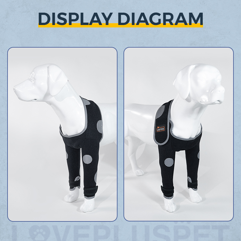 Anti-licking elbow muff for dogs