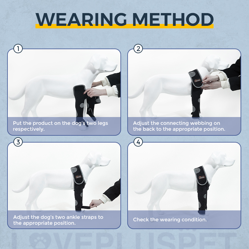Anti-licking elbow muff for dogs