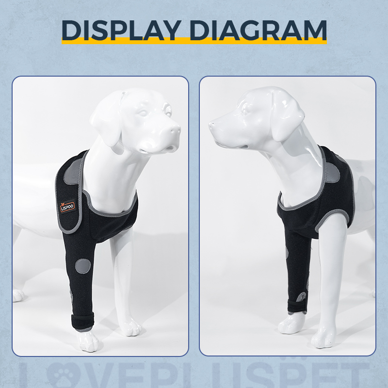 Anti-licking elbow muff for dogs