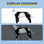 Seat belt prevents dogs from licking legs