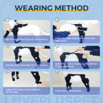 Dog Sleeves to Prevent Licking Four Legs