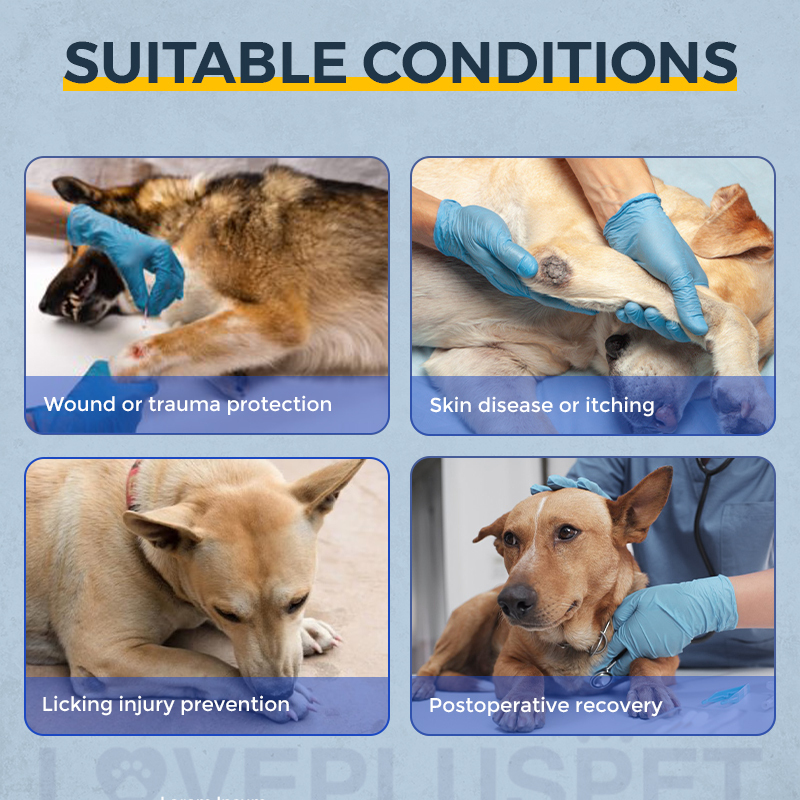 Dog Sleeves to Prevent Licking Four Legs