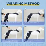 Licking Sleeve for Dogs Hind Leg