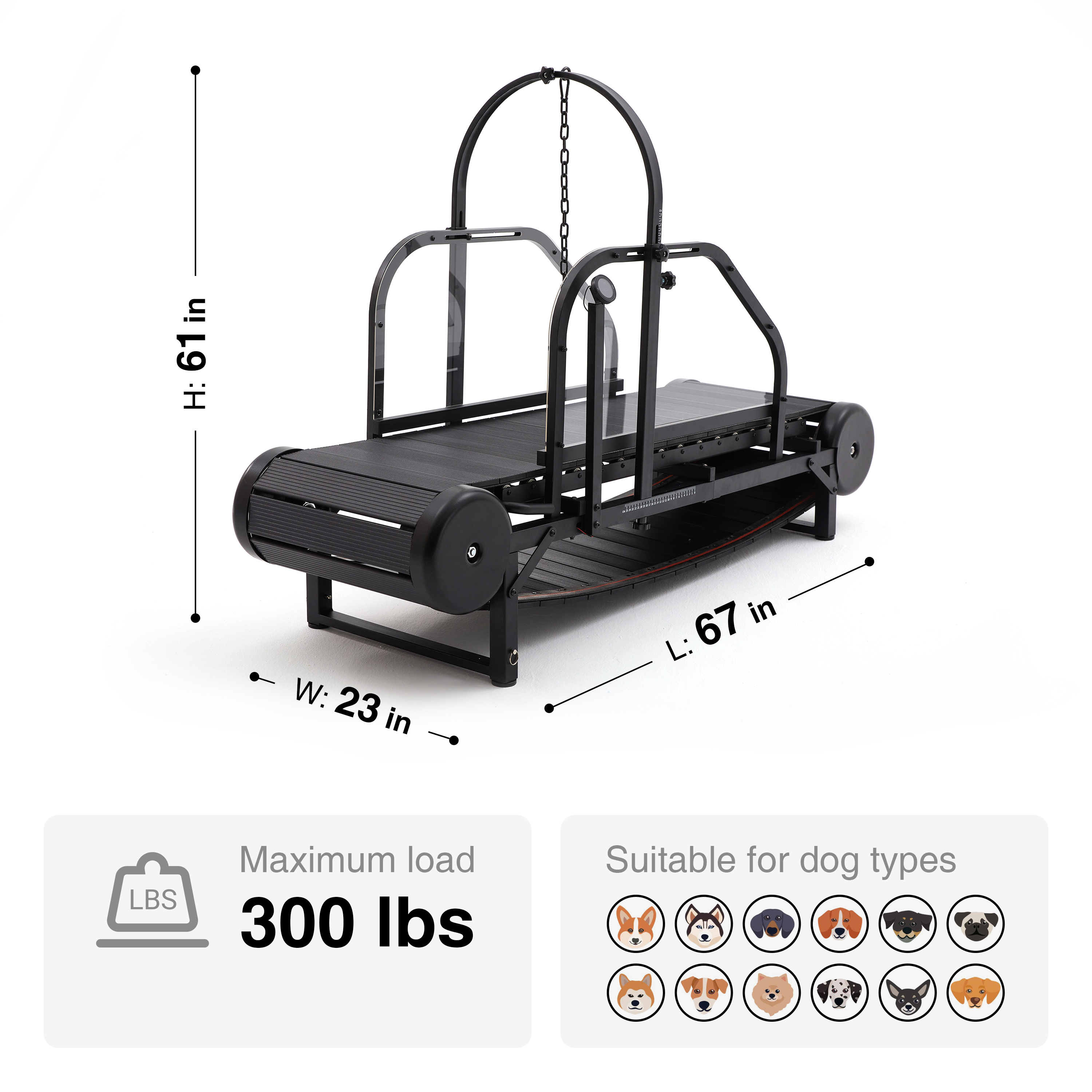 Dog Treadmill for Medium and Large Dogs