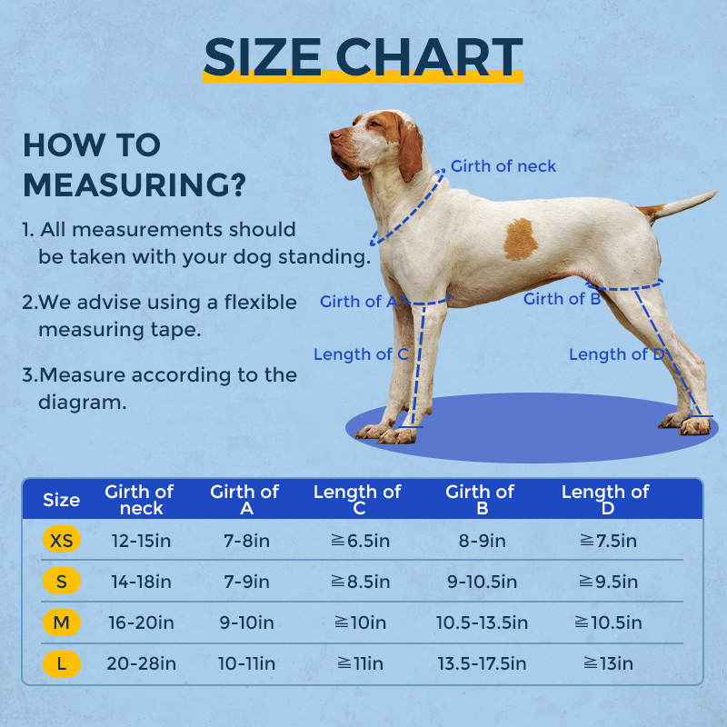 Dog Sleeves to Prevent Licking Four Legs