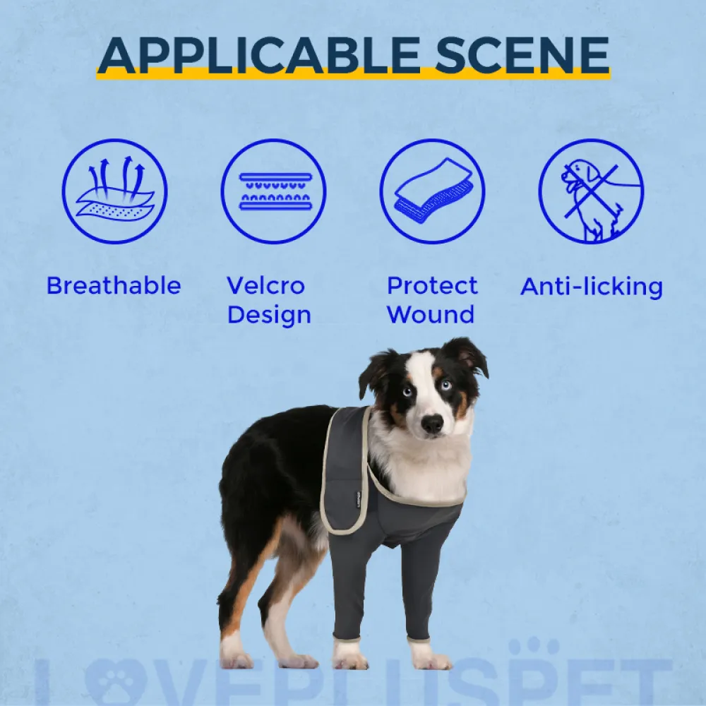 Front Leg Elbow Licking Sleeve for Dogs